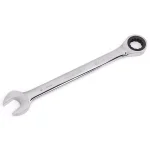 Husky 27 mm 12-Point Ratcheting Combination Wrench, 72-Tooth, Chrome Alloy Steel thumbnail 1