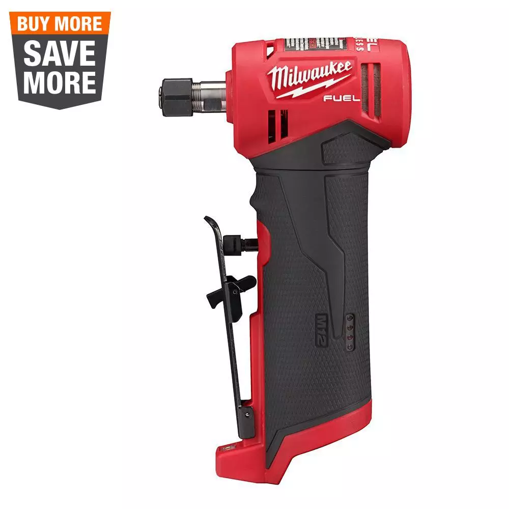 Milwaukee M12 FUEL 12V Brushless Cordless 1/4 in. Right Angle Die Grinder (Tool Only)