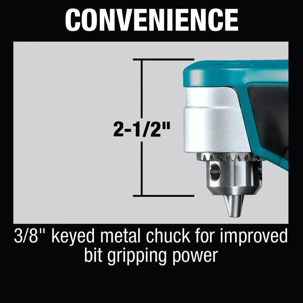 Makita 12V MAX CXT Lithium-Ion Cordless 3/8 in. Right Angle Drill Kit (2.0 Ah)