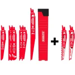 DIABLO 8-Piece Bi-Metal Reciprocating Saw Blade Set with Carbide Blades for Wood and Metal Demolition thumbnail 1