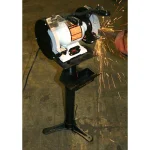 Black Bull 31 in. Bench Grinder Stand with Adjustable Drip Pan thumbnail 6