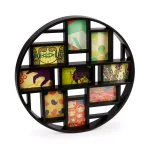 Umbra Luna Black Collage Picture Frame - Holds Nine 4x6 Photos thumbnail 2