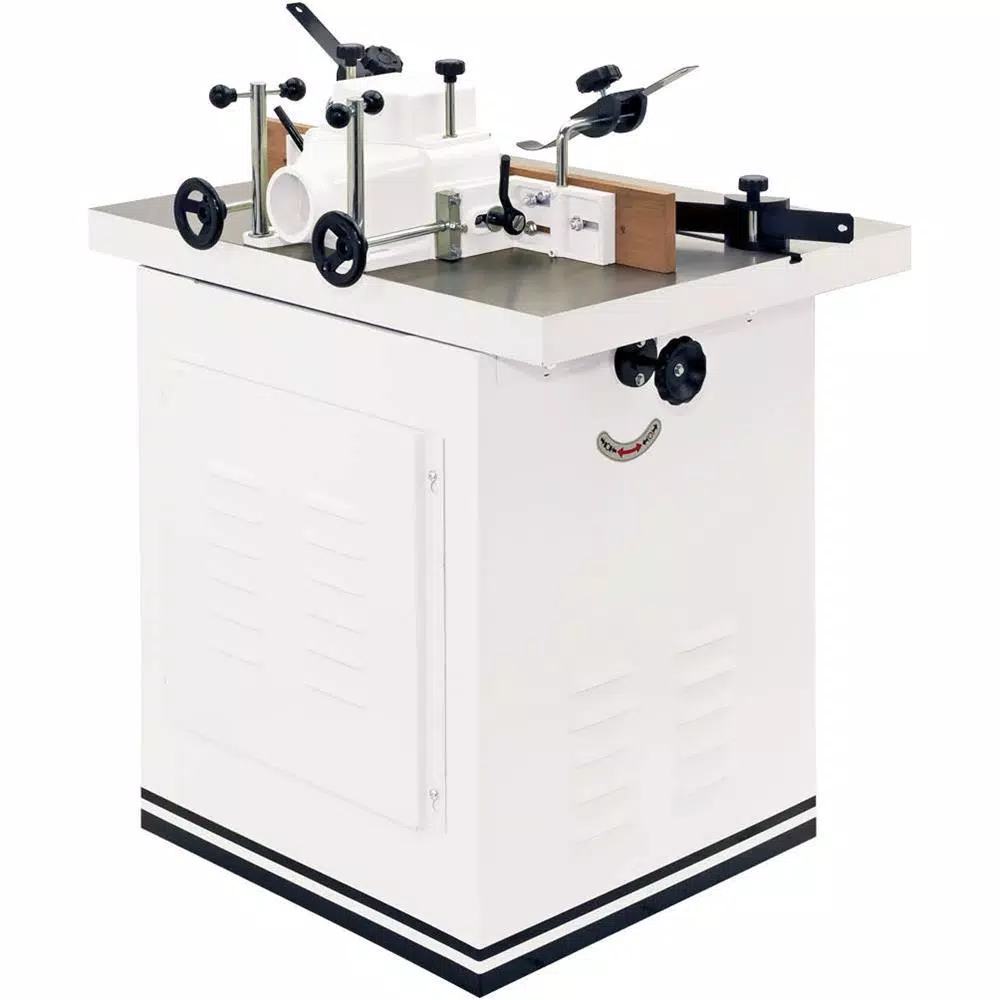 Shop Fox 5 HP Spindle Shaper with Cast-Iron Table and 4 Spindle Speeds