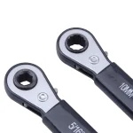 Steel Core 2-Piece Reversible Side Terminal Battery Ratchet Wrench Set, 5/16 in. and 10 mm thumbnail 2