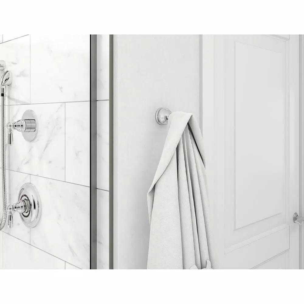 Symmons Allura Double Robe Hook, Polished Chrome