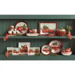 Certified International Home For Christmas Serving Bowl - Susan Winget Earthenware thumbnail 2