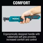 Makita 12V MAX CXT Cordless Ratchet Kit with 3/8 in. and 1/4 in. Anvils and 4.0 Ah Battery thumbnail 8