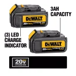 DEWALT 20V MAX Cordless 5-Tool Combo Kit with (2) 3.0 Ah Batteries & Charger thumbnail 8