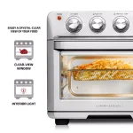 Ovente 1700W Stainless Steel Multi-Function Air Fryer Rotisserie Convection Oven & Dehydrator, 25L thumbnail 5