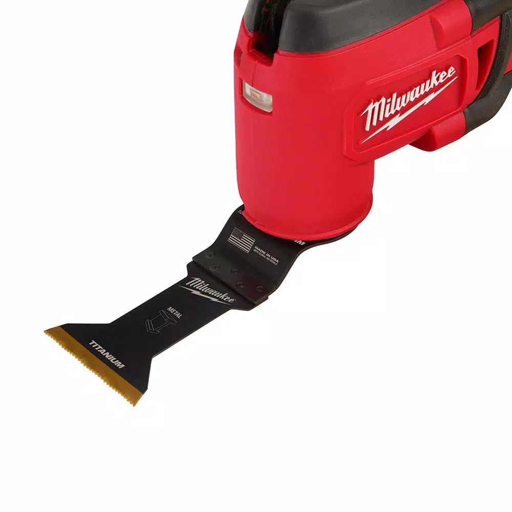 Milwaukee 1-3/4 in. Titanium Bi-Metal Universal Fit Oscillating Multi-Tool Blades, 3-Pack