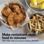 Hamilton Beach 3 Qt. Stainless Steel Deep Fryer, 1500W Electric Countertop Fryer thumbnail 5