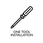 Design House Coventry Satin Nickel Entry Handleset with Springdale Interior Lever and Single Cylinder Deadbolt thumbnail 4