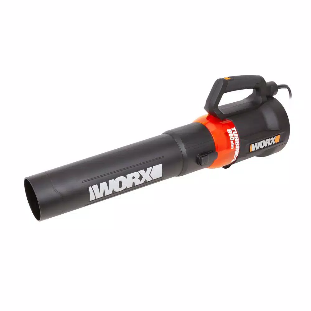 Worx 12 Amp Electric Turbine Handheld Leaf Blower, 800 CFM, 135 MPH