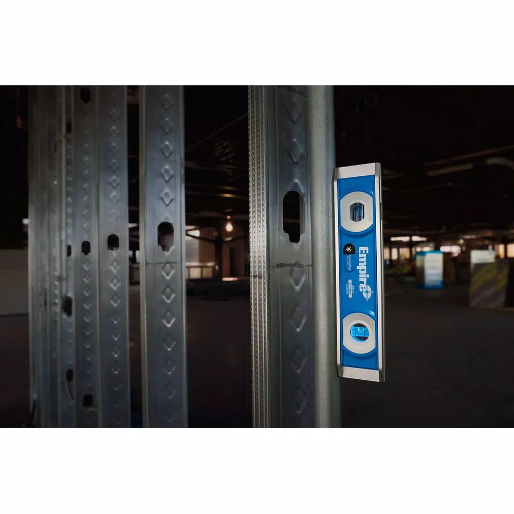 Empire e75 Series 48 in. Aluminum Box Level and EM95 UltraView LED 9 in. Torpedo Level Set