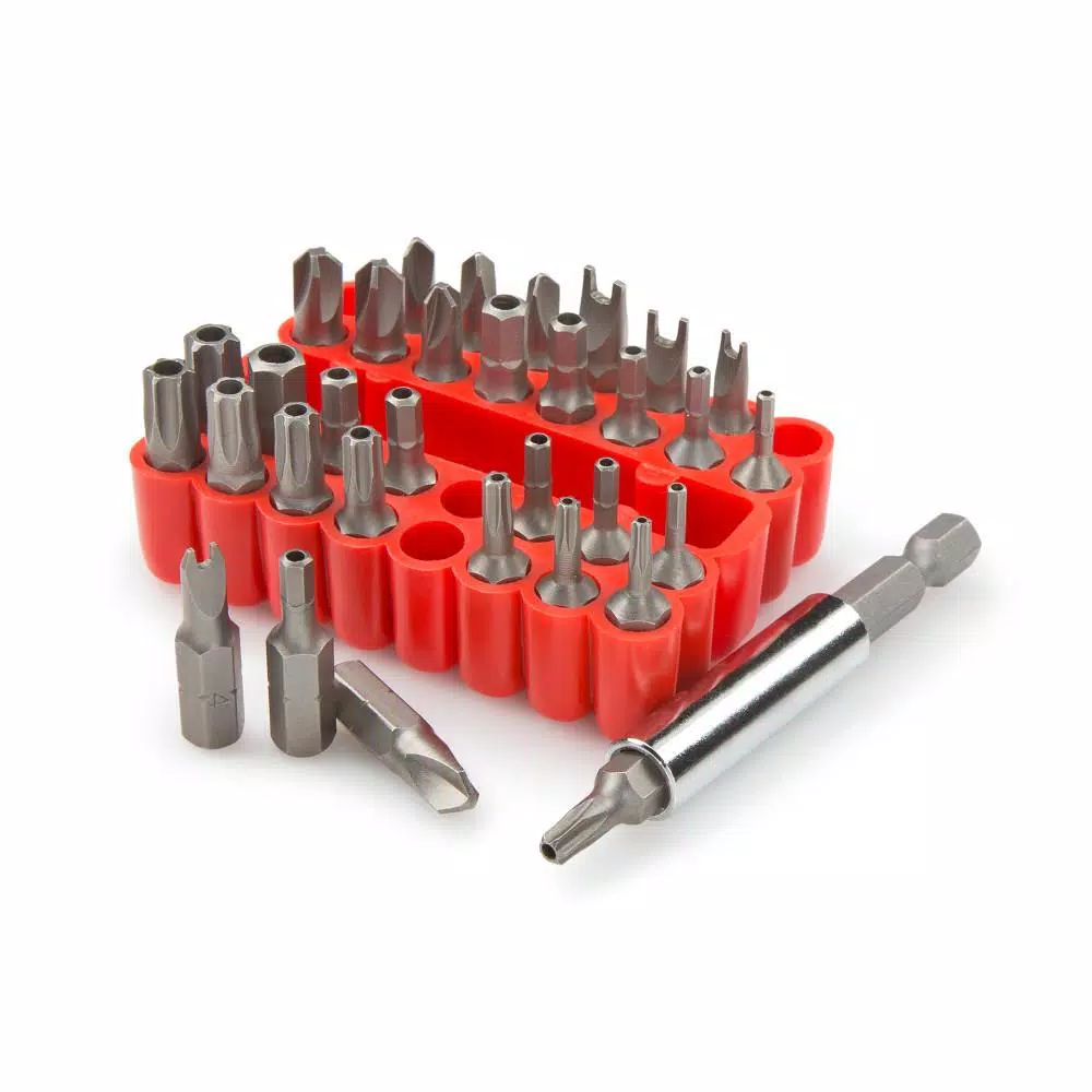 TEKTON 33-Piece Security Bit Set with Magnetic Extension and Organizer