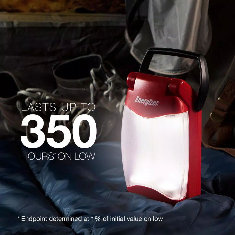 Energizer WeatheReady Folding LED Lantern, 500 Lumens, Water Resistant