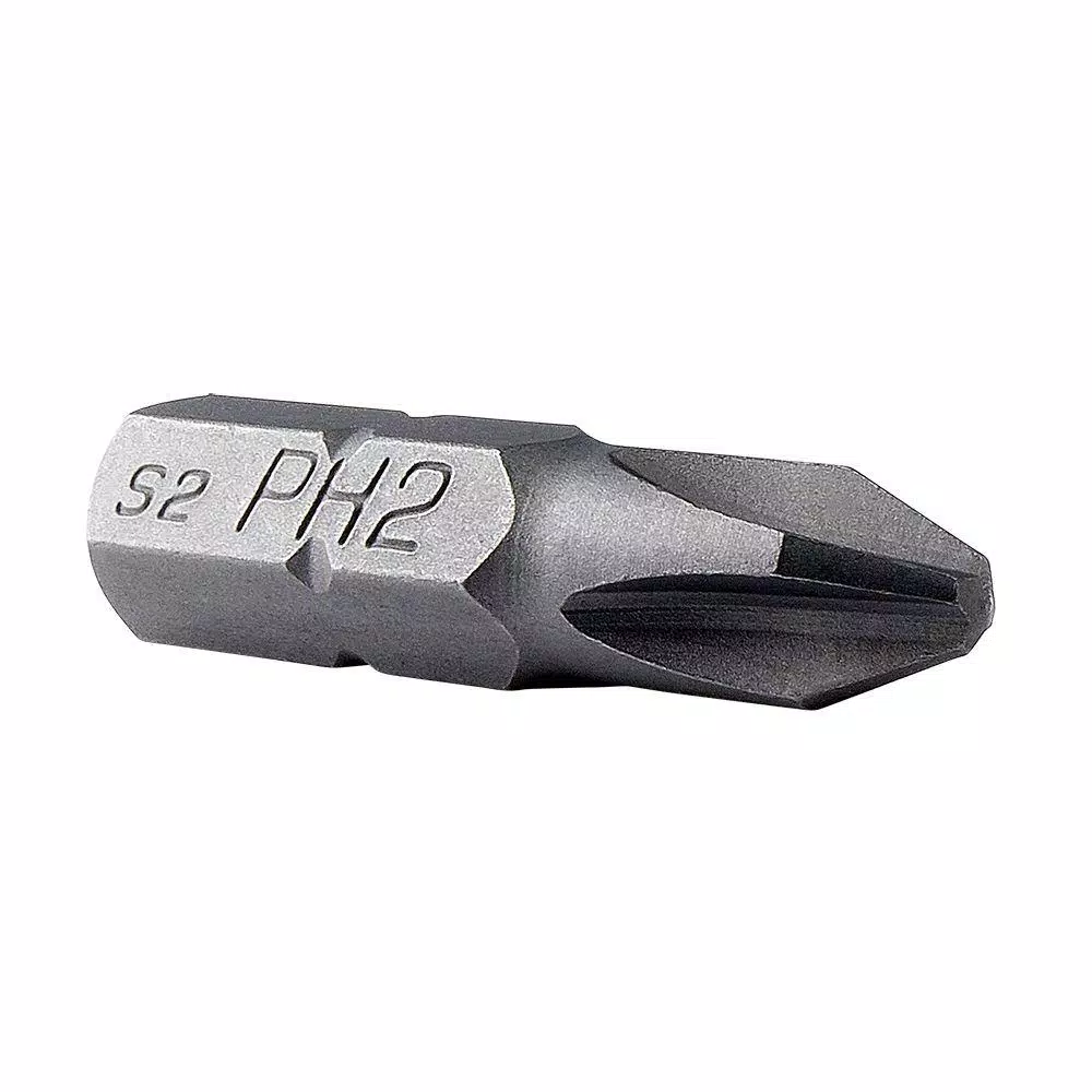 ToolPro 50-Piece #2 Phillips Bit Tips in Interlocking Storage Box