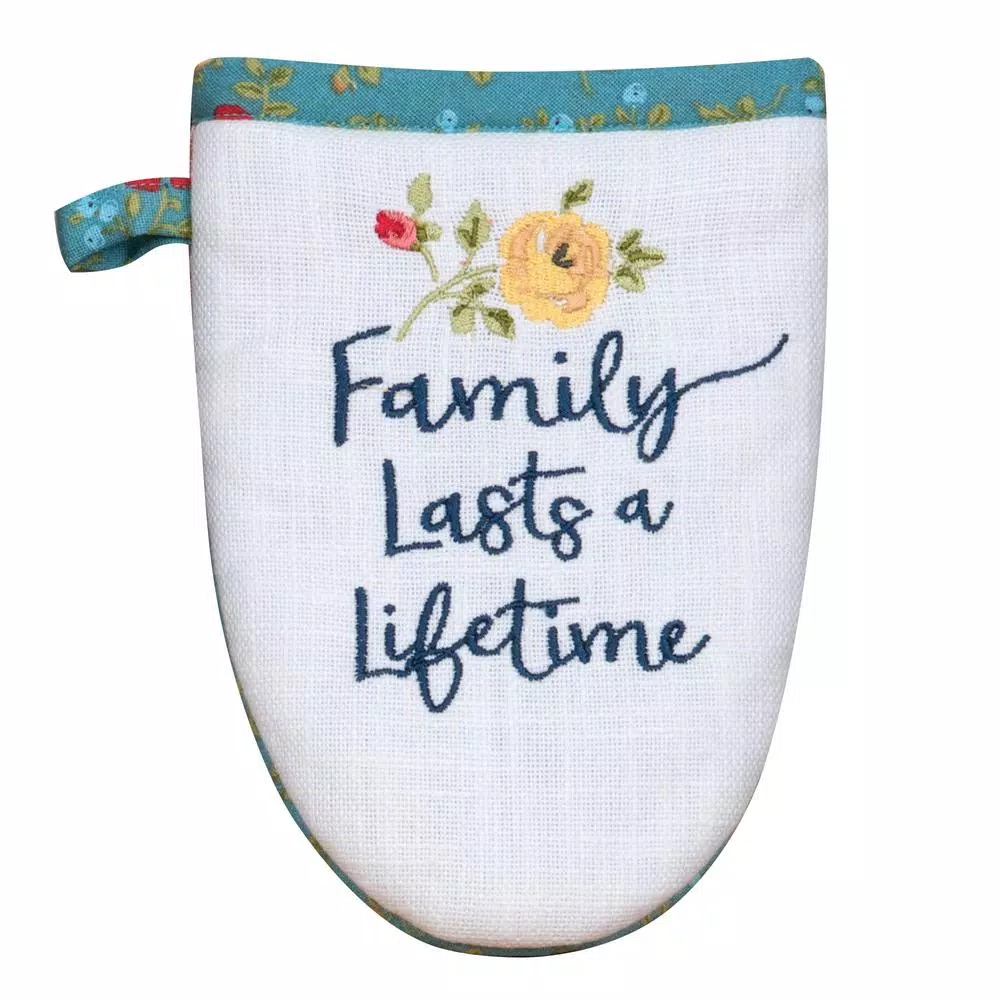 Kay Dee Lisa Audit Country Cotton Fresh Kitchen Textile Set of 4 - Floral Watercolor Design