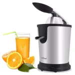 NutriChef Electric Citrus Juicer - Stainless Steel Manual Press Orange Squeezer thumbnail 1