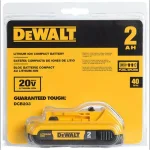 DEWALT 20V MAX XR Brushless 1/2 in. Drill/Driver Kit with (1) 5.0Ah & (1) 2.0Ah Battery and Charger thumbnail 9