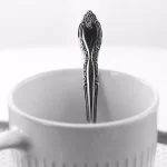 Gibson Home Abbie 24-Piece Stainless Steel Teaspoon Set, Ornate Silver Design, Service for 24 thumbnail 4