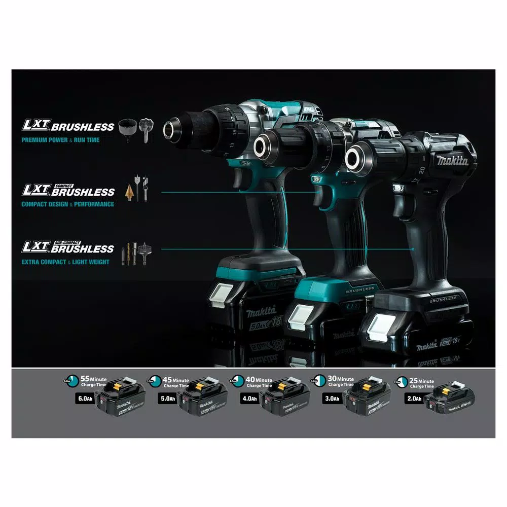 Makita 18V LXT Sub-Compact Brushless Cordless 1/2 in. Driver Drill (Tool Only)