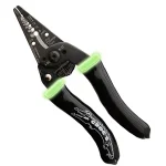 Rack-A-Tiers Croc's Jr. Needle Nose Wire Strippers, 8-22 AWG, Ergonomic Rubber Grip thumbnail 1