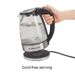 Hamilton Beach 1.7L Stainless Steel Variable Temperature Electric Kettle, 6 Settings thumbnail 6