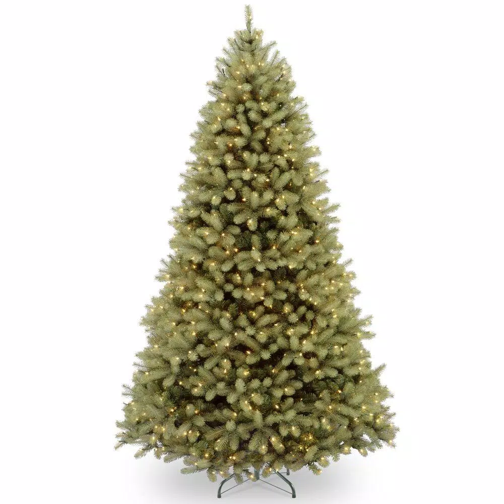 National Tree Company 10 ft. Downswept Douglas Fir Artificial Christmas Tree with 1000 Dual Color LED Lights