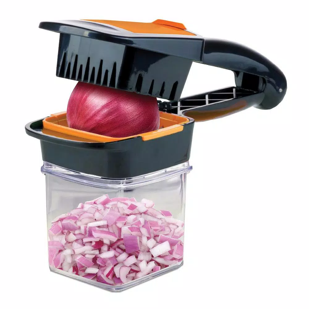 As Seen on TV Nutri Chopper 5-in-1 Compact Portable Handheld Kitchen Slicer with Storage Container