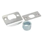 Baldwin Prestige Alcott Satin Nickel Passage Door Knobs, 4-Pack thumbnail 4