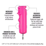 Sabre Pink Pepper Gel Spray with Flip Top Safety thumbnail 3