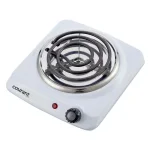Courant 5 in. Single Burner White Hot Plate with 1000W Temperature Control thumbnail 1
