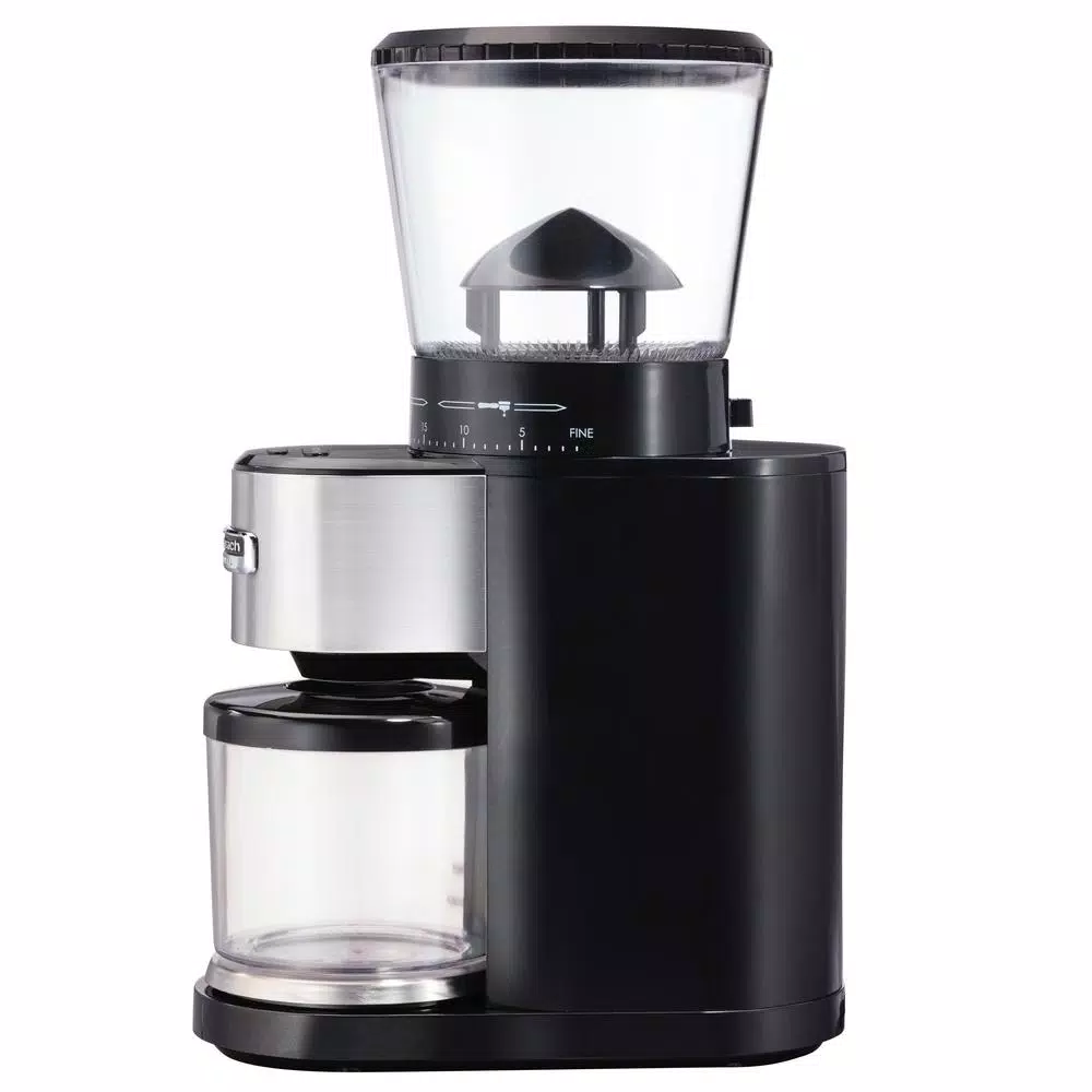 Hamilton Beach Professional Conical Burr Digital Coffee Grinder, 39 Grind Settings, Black & Stainless Steel