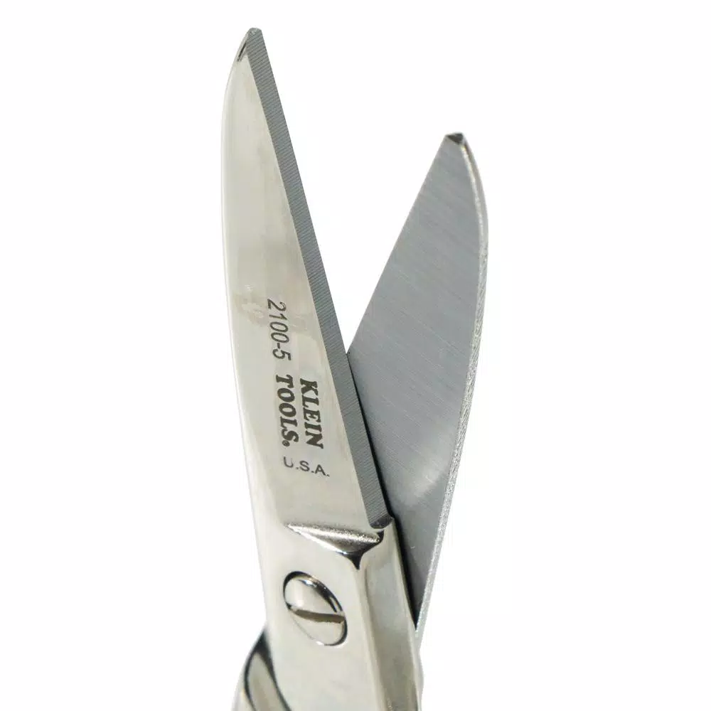 Klein Tools 5-1/4 in. Electrician Scissors with Micro-Serrated Blades