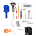 Stalwart 144-Piece Watch Repair Kit with Portable Nylon Zippered Case thumbnail 3