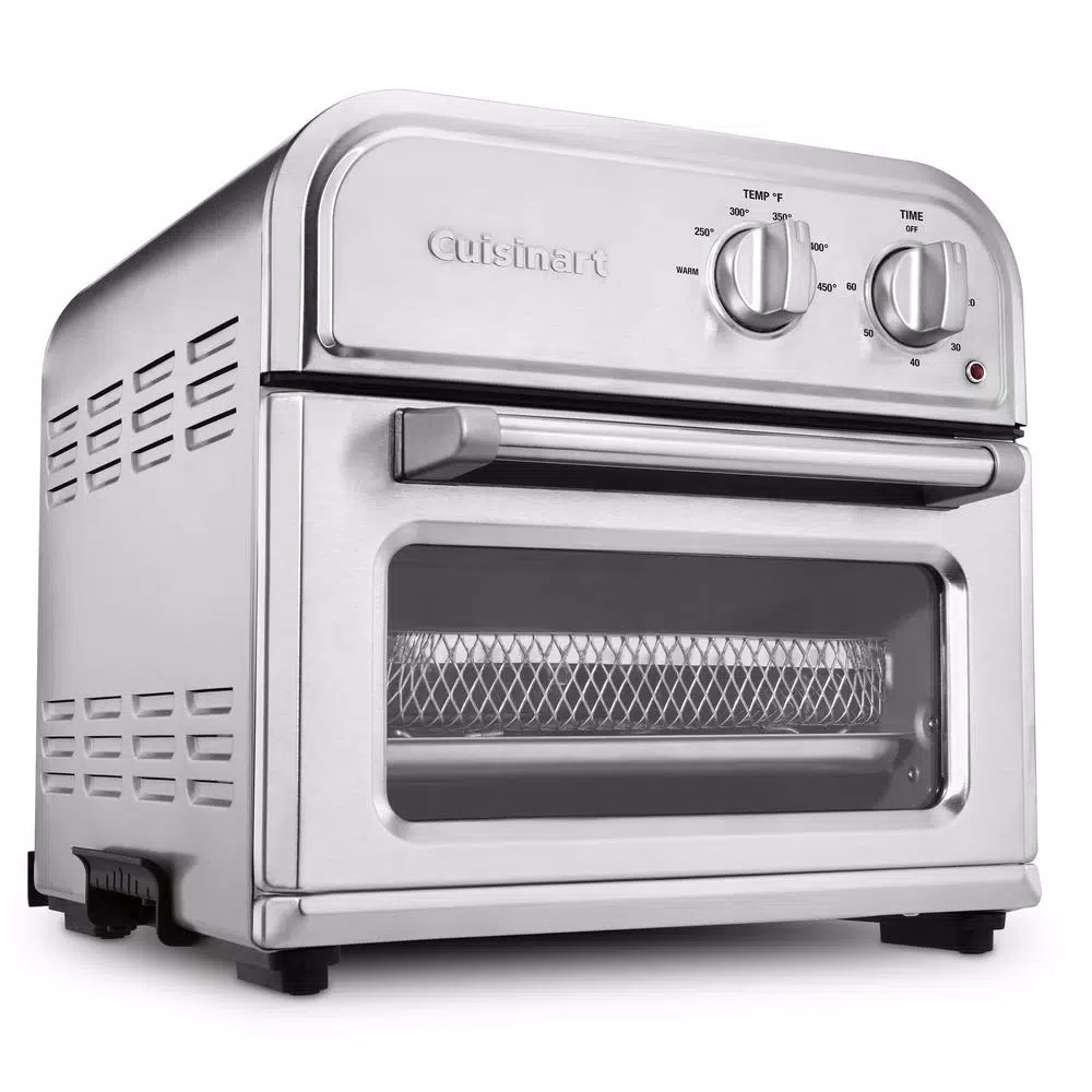 Cuisinart Compact Stainless Steel Air Fryer with Fry Basket and Drip Tray