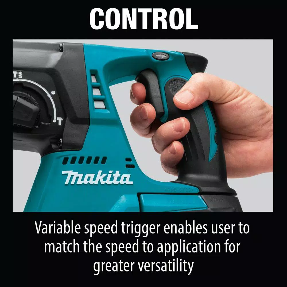 Makita 18V LXT Brushless SDS-Plus Rotary Hammer Drill Kit with Bonus Dust Extraction Attachment