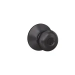 Schlage Plymouth Keyed Entry Door Knob, Matte Black, ANSI Grade 1 thumbnail 1
