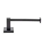 Italia Trieste Matte Black Toilet Paper Holder - Modern Solid Brass Wall Mount thumbnail 6