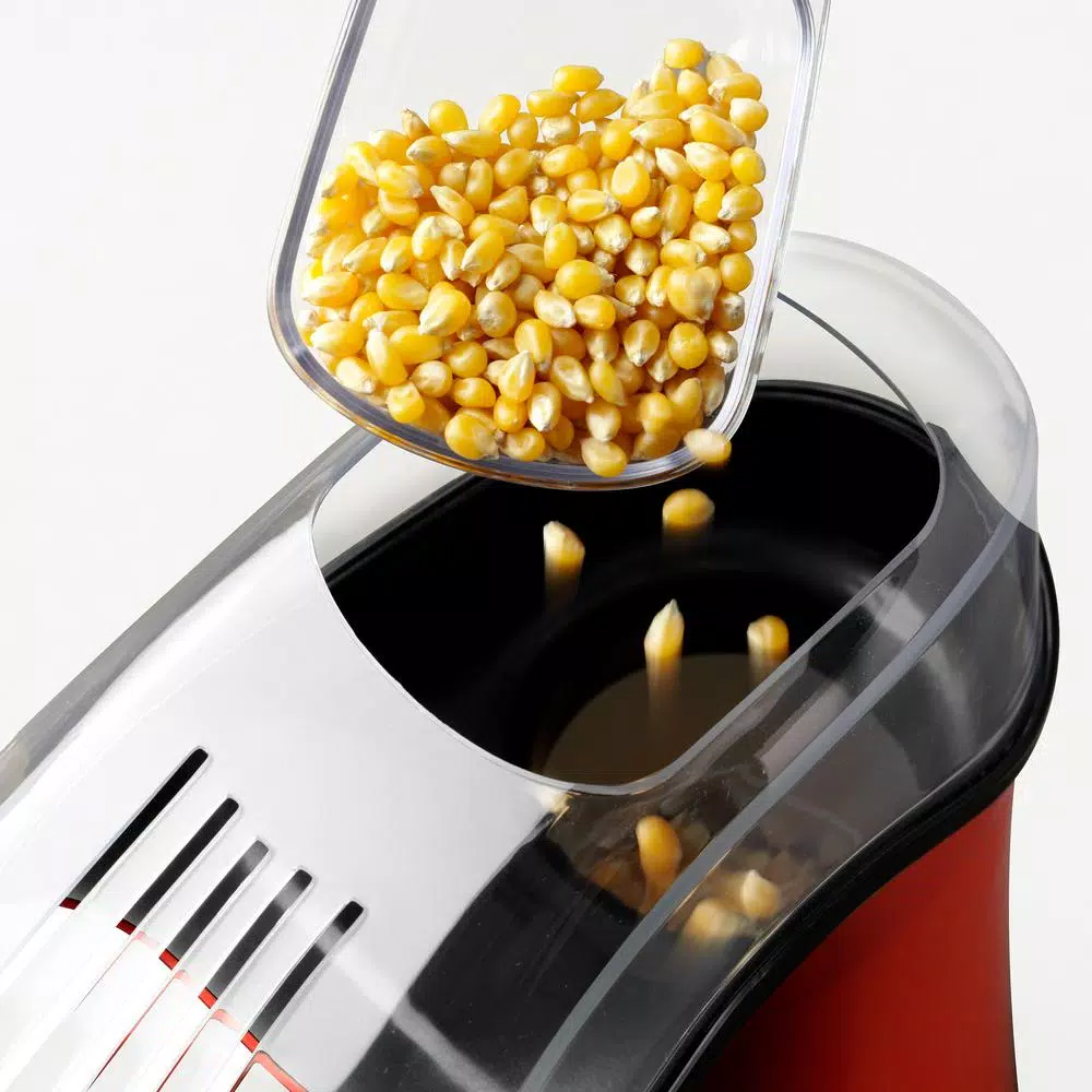 Nostalgia APH200RED 16-Cup Hot Air Popcorn Maker, Red Countertop Popper