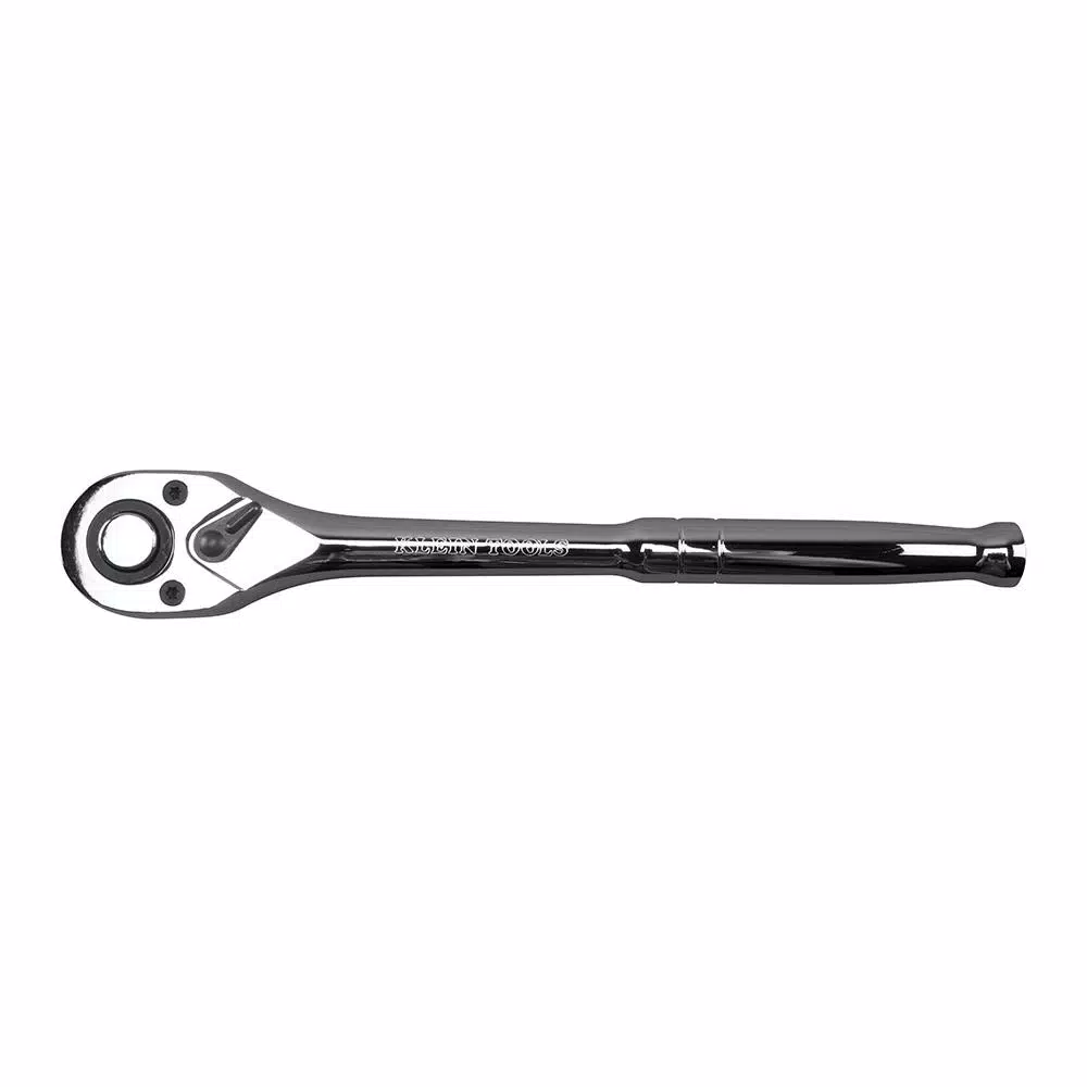 Klein Tools 1/2 in. Drive Alloy Steel Ratchet, 10 in.