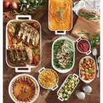 Corningware French White 2-Piece Ceramic Bakeware Set, Rectangle thumbnail 4