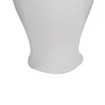 Benjara Large Decorative White Porcelain Ginger Jar with Lid thumbnail 4