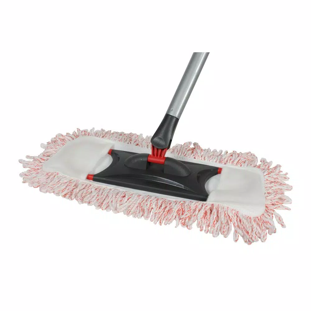 Rubbermaid Flexible Microfiber Dust Mop with Bending Handle for Hardwood and Laminate
