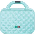 Brentwood Appliances Couture Purse Blue Nonstick Dual Waffle Maker thumbnail 5
