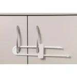 Dreambaby Cabinet Sliding Locks, Child Safety Locks for Cupboards and Cabinets (6-Pack) thumbnail 2