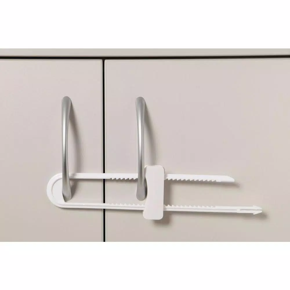 Dreambaby Cabinet Sliding Locks, Child Safety Locks for Cupboards and Cabinets (6-Pack)