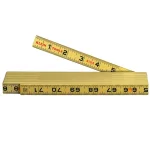 Klein Tools 6 ft. Fiberglass Folding Rule, Inside Reading, Nylon Reinforced thumbnail 1