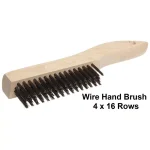 MIBRO 7-Piece Industrial Wire Brush and Hand Brush Set for Deburring, Rust and Scale Removal thumbnail 7